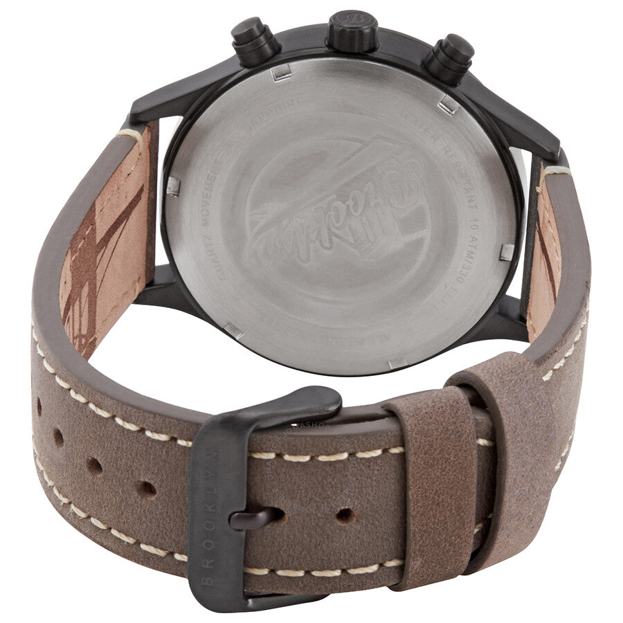 Brooklyn Watch Co. Bedford Brownstone II Quartz Blue Dial Men's Watch 307-BLU-5 - Dawson Watches #3