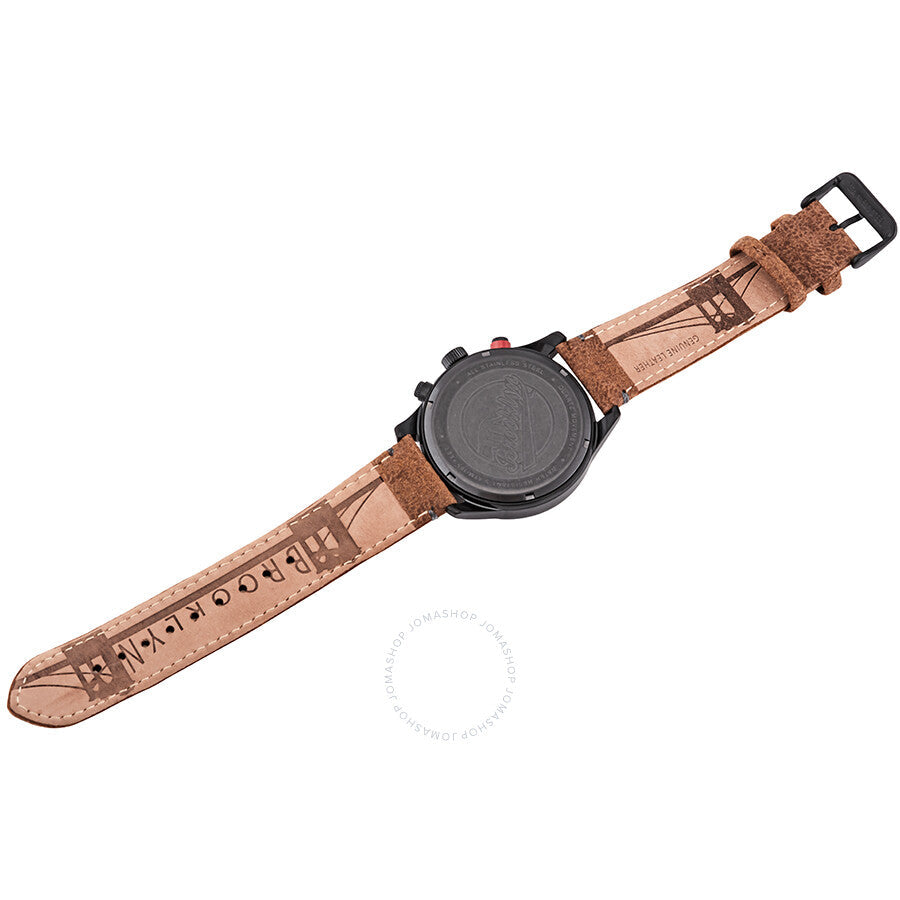 Brooklyn Watch Co. Stuyvesant Quartz Black Dial Men's Watch BW-8128-BQ-01-LBRW#BW-8128-BQ-01-LBRW - Dawson Watches #7