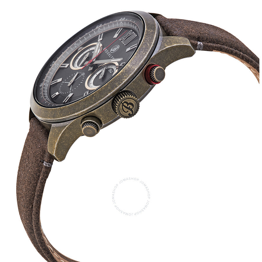 Brooklyn Watch Co. Stuyvesant Quartz Black Dial Men's Watch BW-8128-CQ-014-BRW - Dawson Watches #2