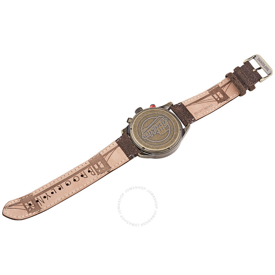 Brooklyn Watch Co. Stuyvesant Quartz Black Dial Men's Watch BW-8128-CQ-014-BRW#BW-8128-CQ-014-BRW - Dawson Watches #7