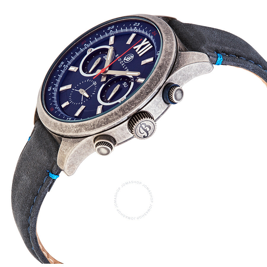 Brooklyn Watch Co. Stuyvesant Quartz Blue Dial Men's Watch BW-8128-SQ-03 - Dawson Watches #2