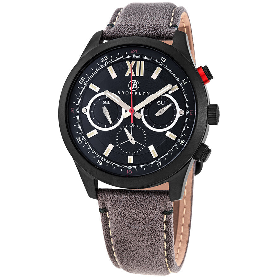 Brooklyn Watch Co. Stuyvesant Quartz Green Dial Men's Watch BW-8128-GQ-08-GRY - Dawson Watches