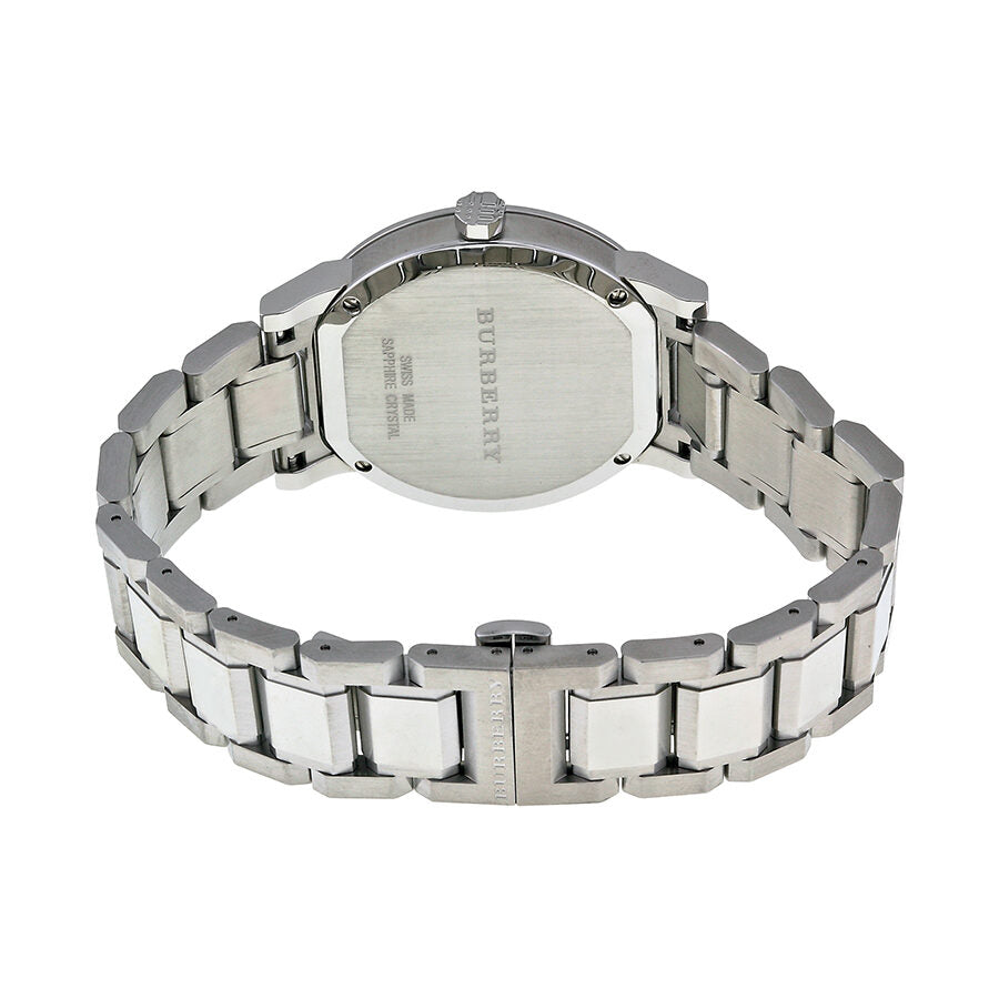 Burberry Blue Check Stamped Dial Stainless Steel Men's Watch BU9031 - BigDaddy Watches #3