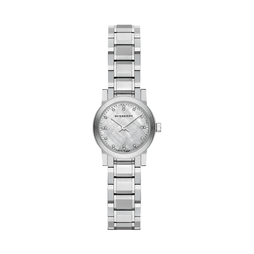 Burberry Women’s Swiss Made Stainless Steel Silver Dial Women's Watch  BU9213 - Dawson Watches