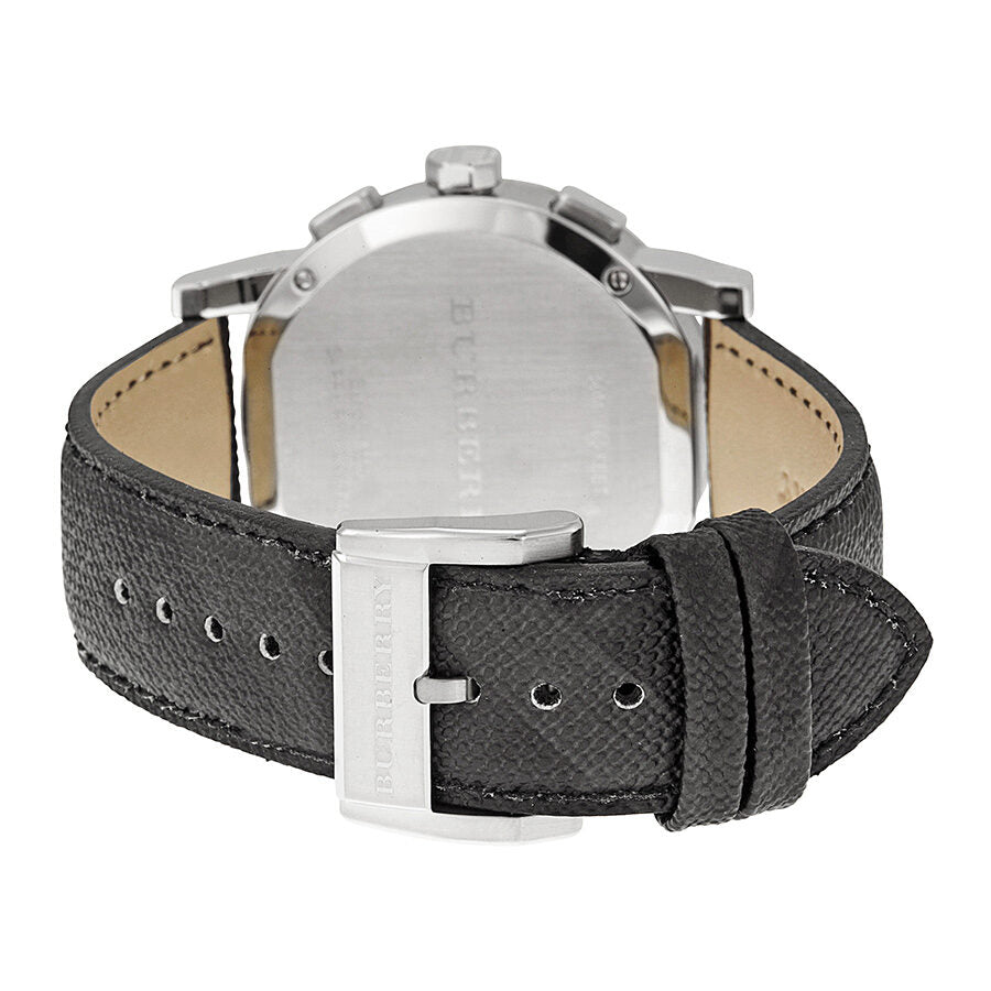 Burberry Grey Dial Black Leather Men's Watch BU9362 - BigDaddy Watches #3