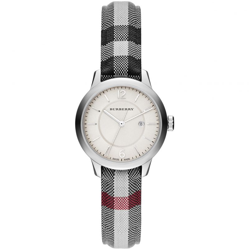 Burberry Ladies Watch The Classic Horseferry Silver Women's Watch  BU10103 - Dawson Watches