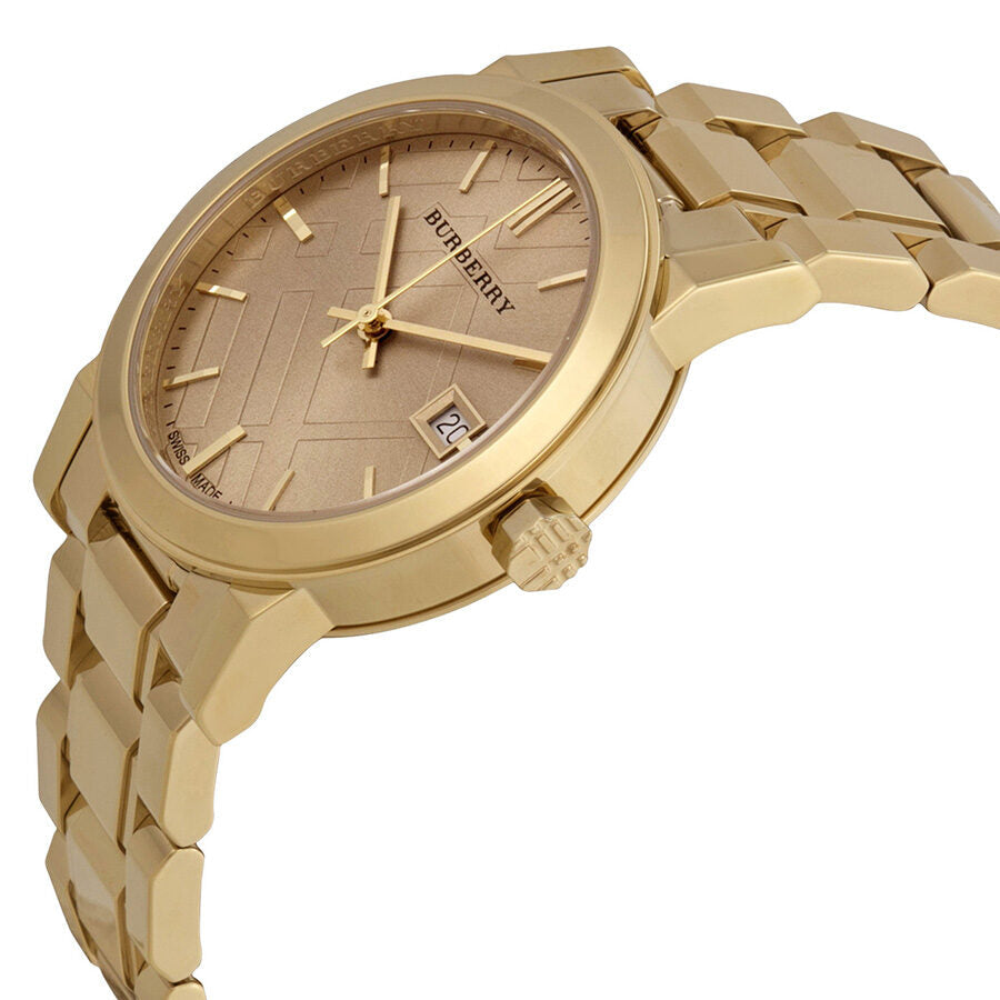 Burberry Light Champagne Dial Light Gold-tone Ladies Watch BU9134 - BigDaddy Watches #2