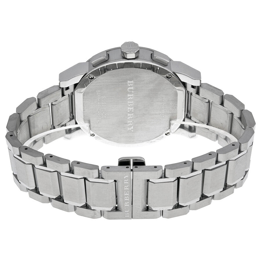 Burberry Silver Dial Chronograph Stainless Steel Men's Watch BU9350 - BigDaddy Watches #3