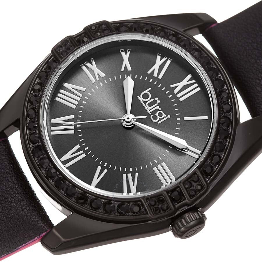 Burgi Black Dial Ladies Watch BUR206BK - Dawson Watches #2