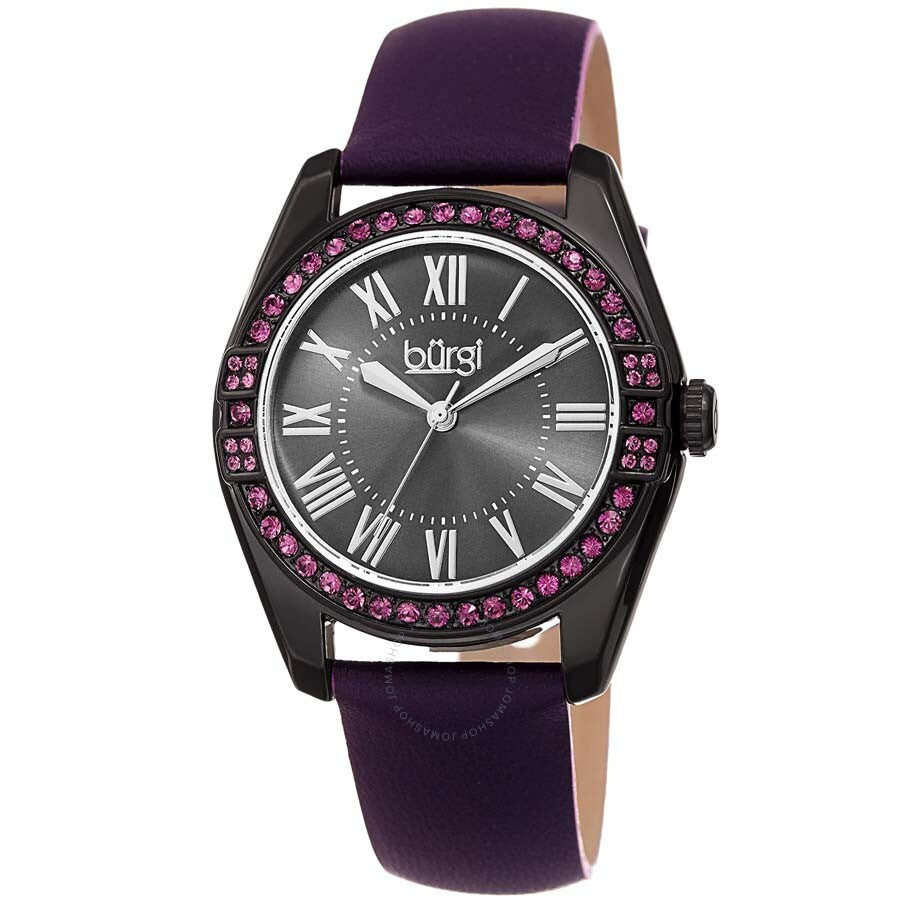 Burgi Black Dial Ladies Watch BUR206PU - Dawson Watches
