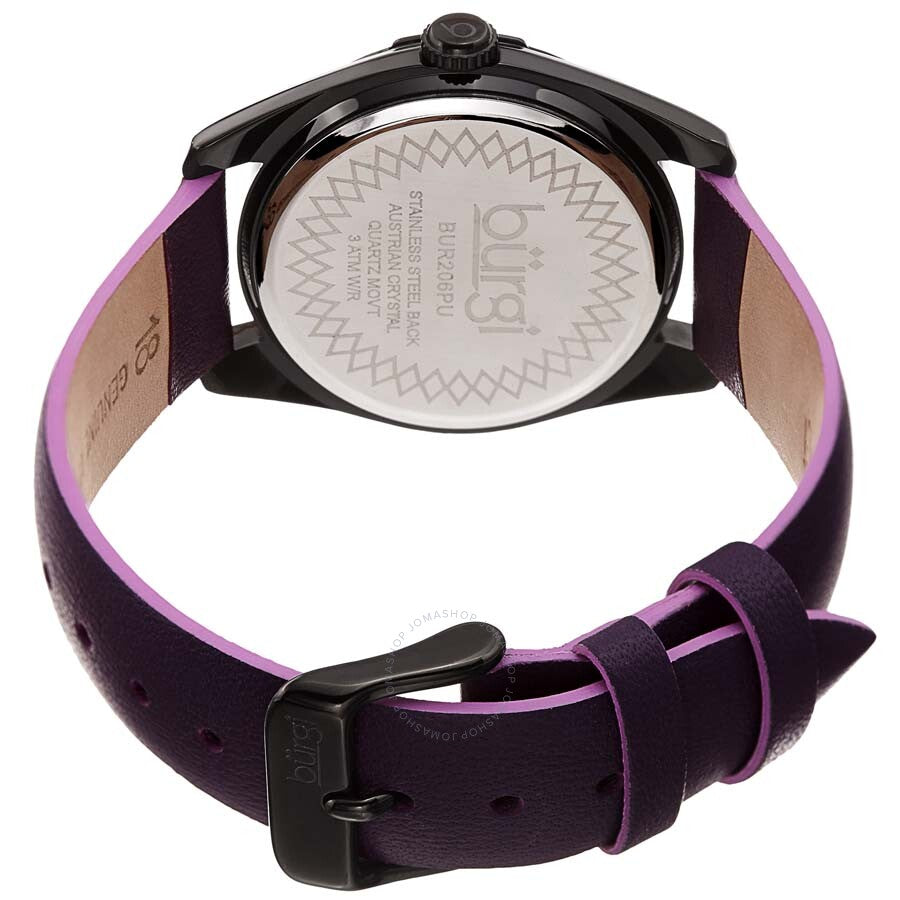 Burgi Black Dial Ladies Watch BUR206PU - Dawson Watches #4