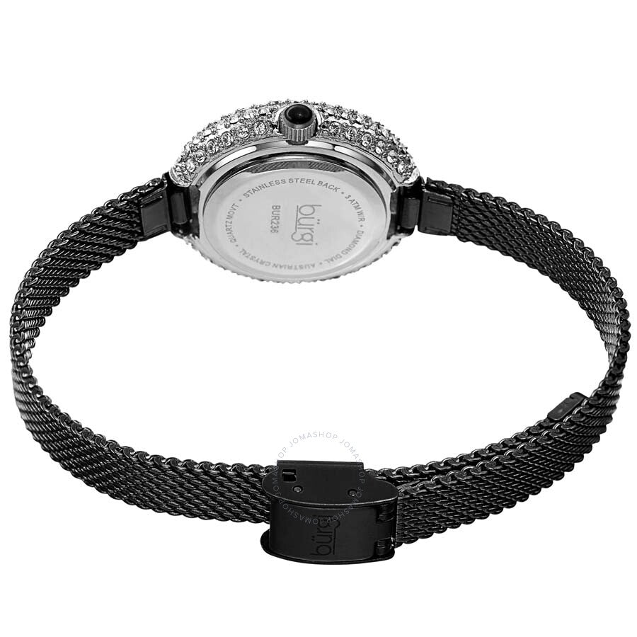 Burgi Diamond Black Dial Ladies Watch BUR236BKR - Dawson Watches #4