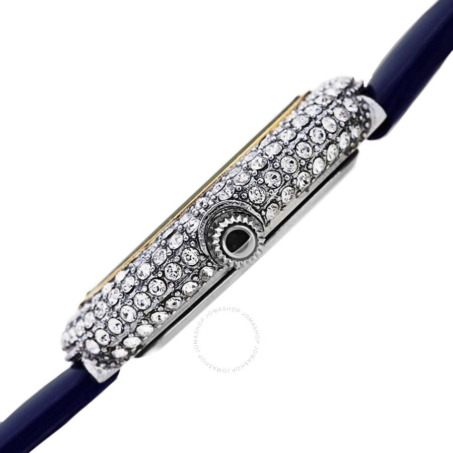 Burgi Crystal Blue Dial Blue leather Ladies Watch BUR234BU - Dawson Watches #3