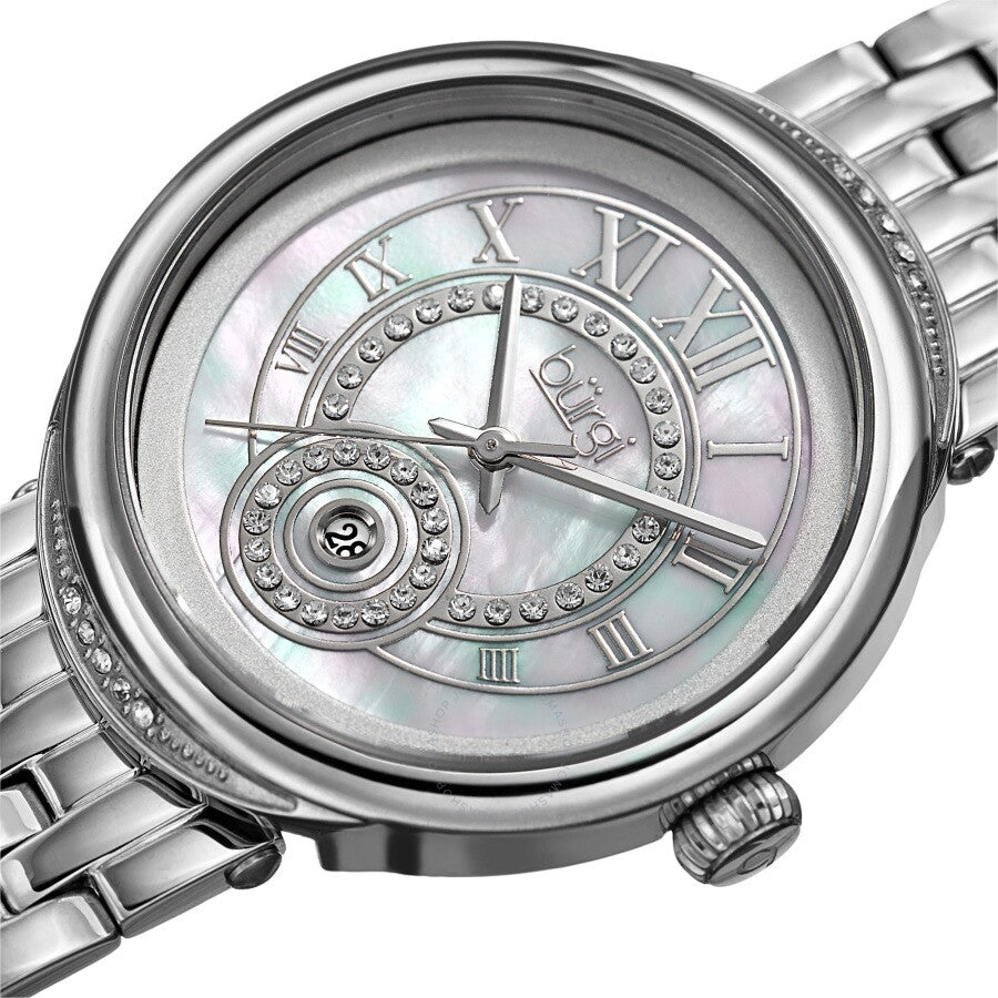 Burgi BUR164SS Mother of Pearl Dial Ladies Watch BUR164SS - Dawson Watches #2