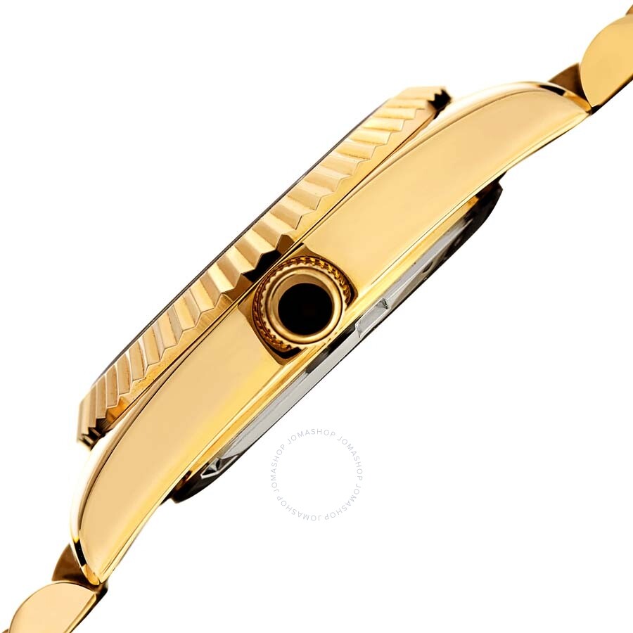 Burgi Designer Quartz Crystal Silver Dial Ladies Watch BUR194YG - Dawson Watches #4