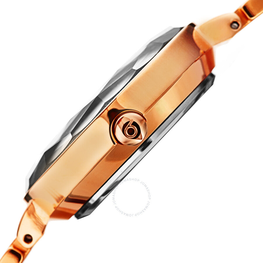 Burgi Faceted Crystal Bezel Diamond Rose Dial Ladies Watch BUR253RG - Dawson Watches #3