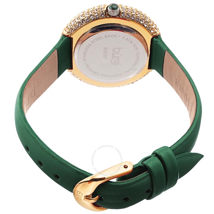 Burgi Argyle Style Quartz White Dial Ladies Watch BUR207GN - Dawson Watches #4