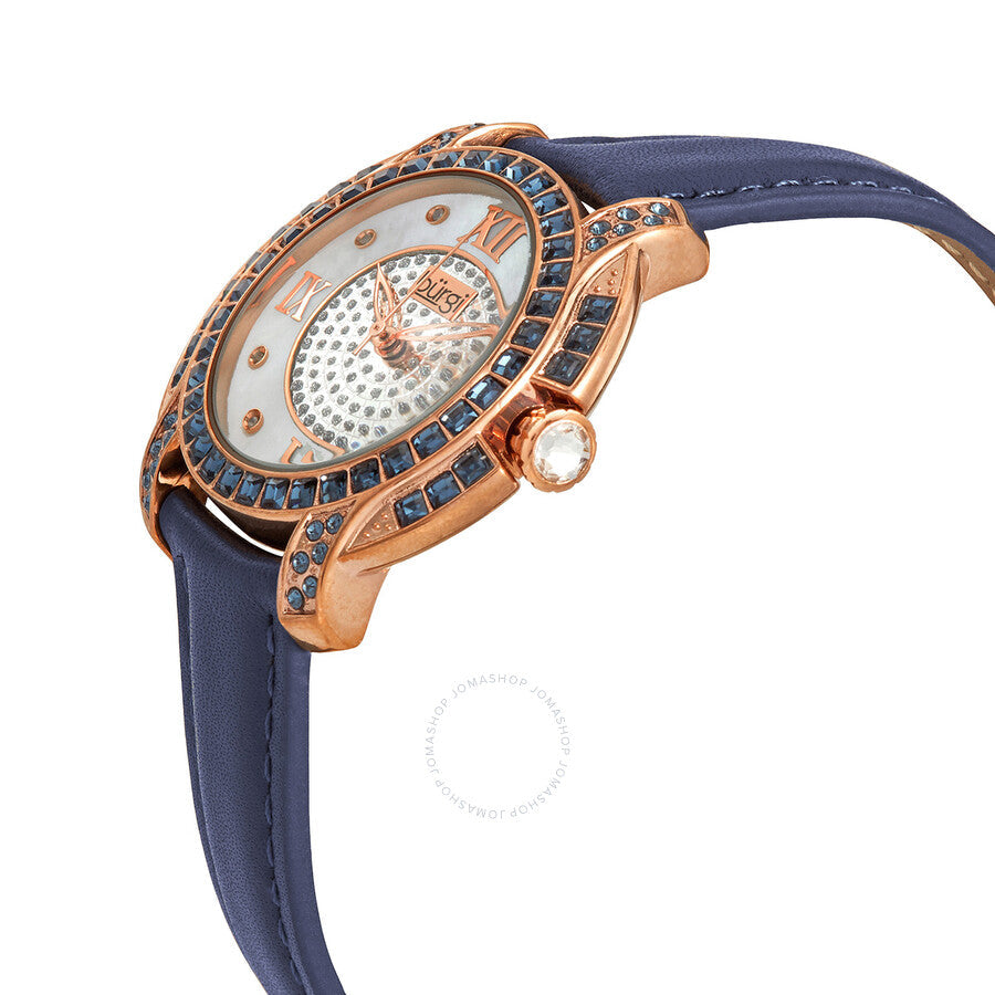 Burgi Mother Of Pearl Dial Ladies Watch BUR156BU - Dawson Watches #2