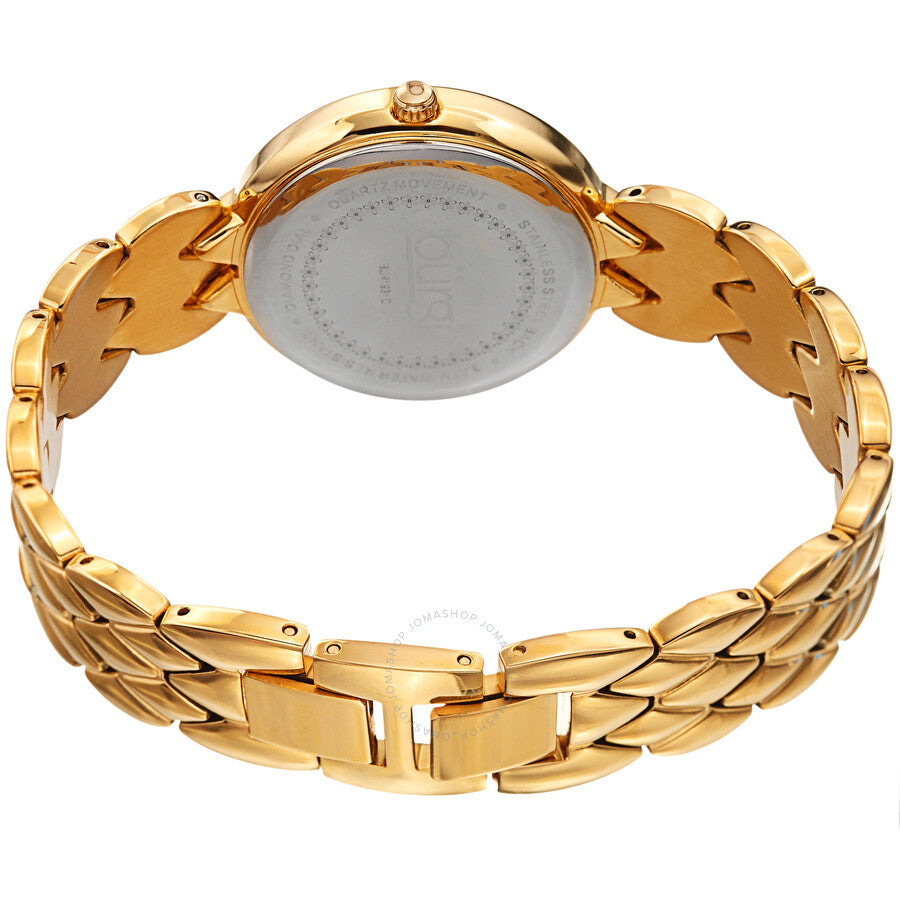Burgi Mother of Pearl Dial Yellow Gold-tone Ladies Watch BUR193YG - Dawson Watches #3