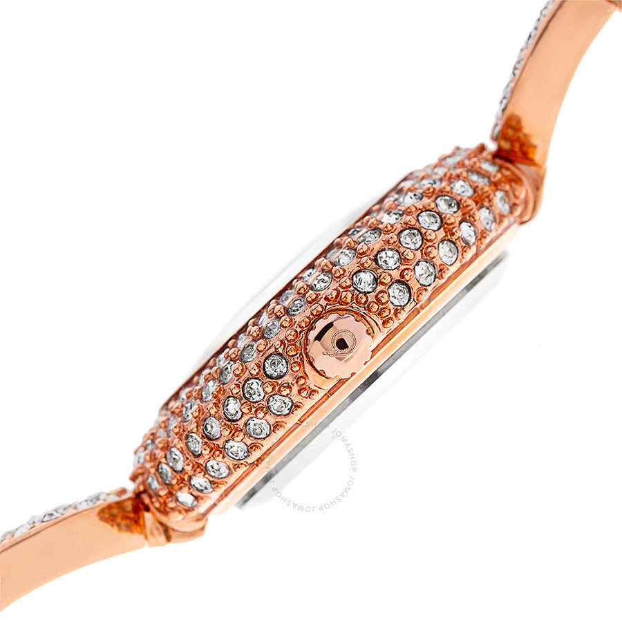 Burgi Mother of Pearl Diamond Dial Silver-tone Base Metal Ladies Watch BUR109RG - Dawson Watches #3