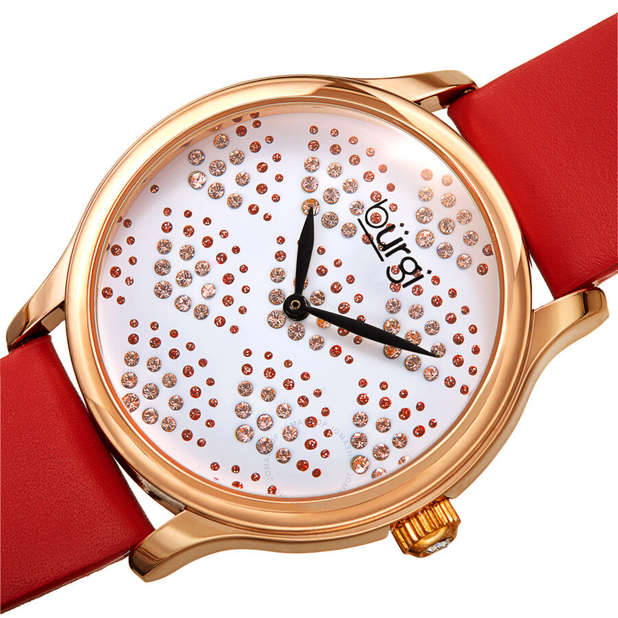 Burgi Pebble Style Quartz White Dial Ladies Watch BUR238RD - Dawson Watches #2