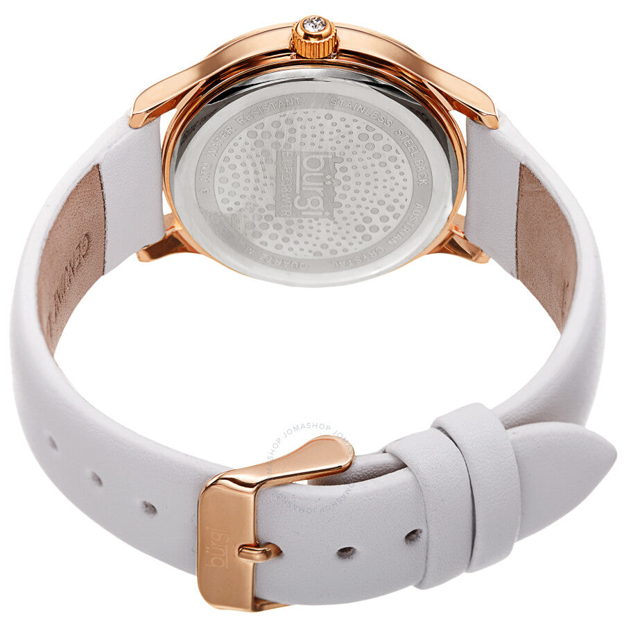 Burgi Pebble Style Quartz White Dial Ladies Watch BUR238WTR - Dawson Watches #4