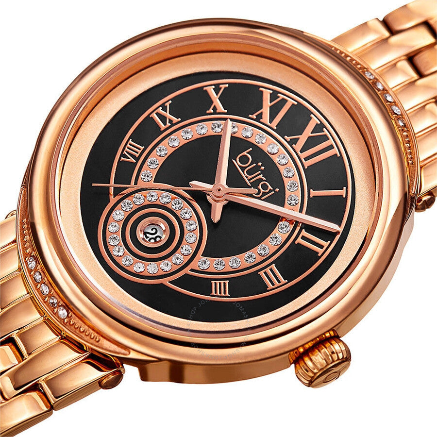 Burgi Quartz Brown Dial Rose Gold-tone Ladies Watch BUR164RG - Dawson Watches #2