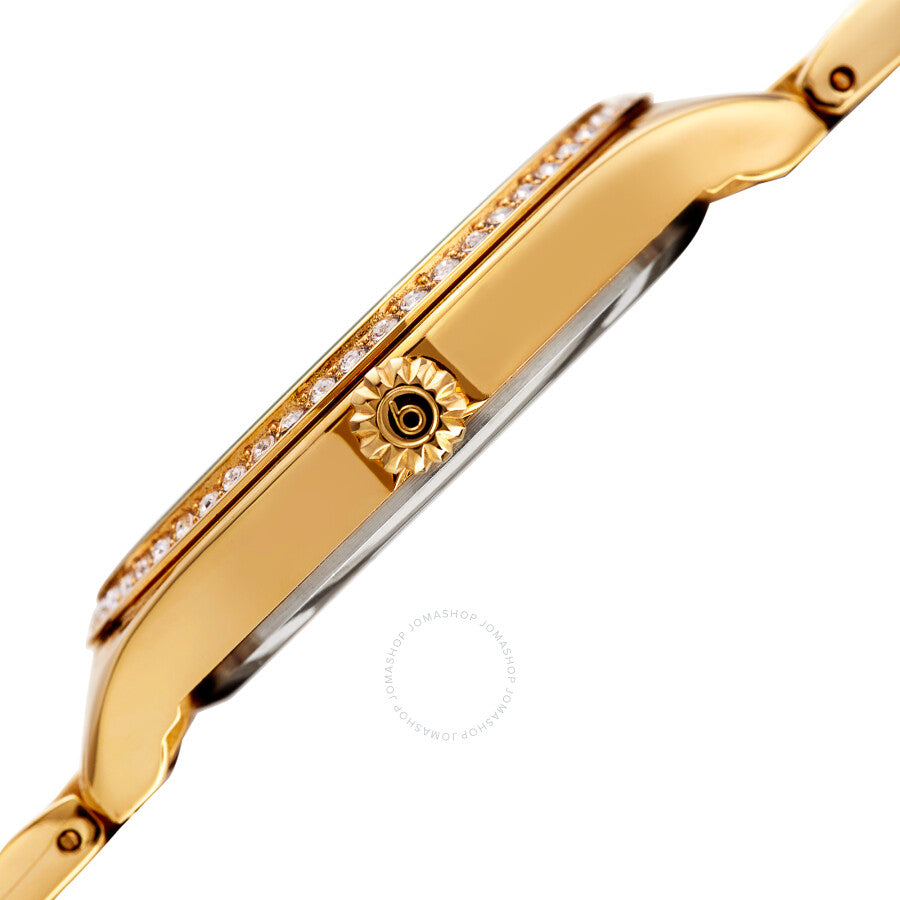 Burgi Quartz Brown Dial Yellow Gold-tone Ladies Watch BUR180YGBR - Dawson Watches #3
