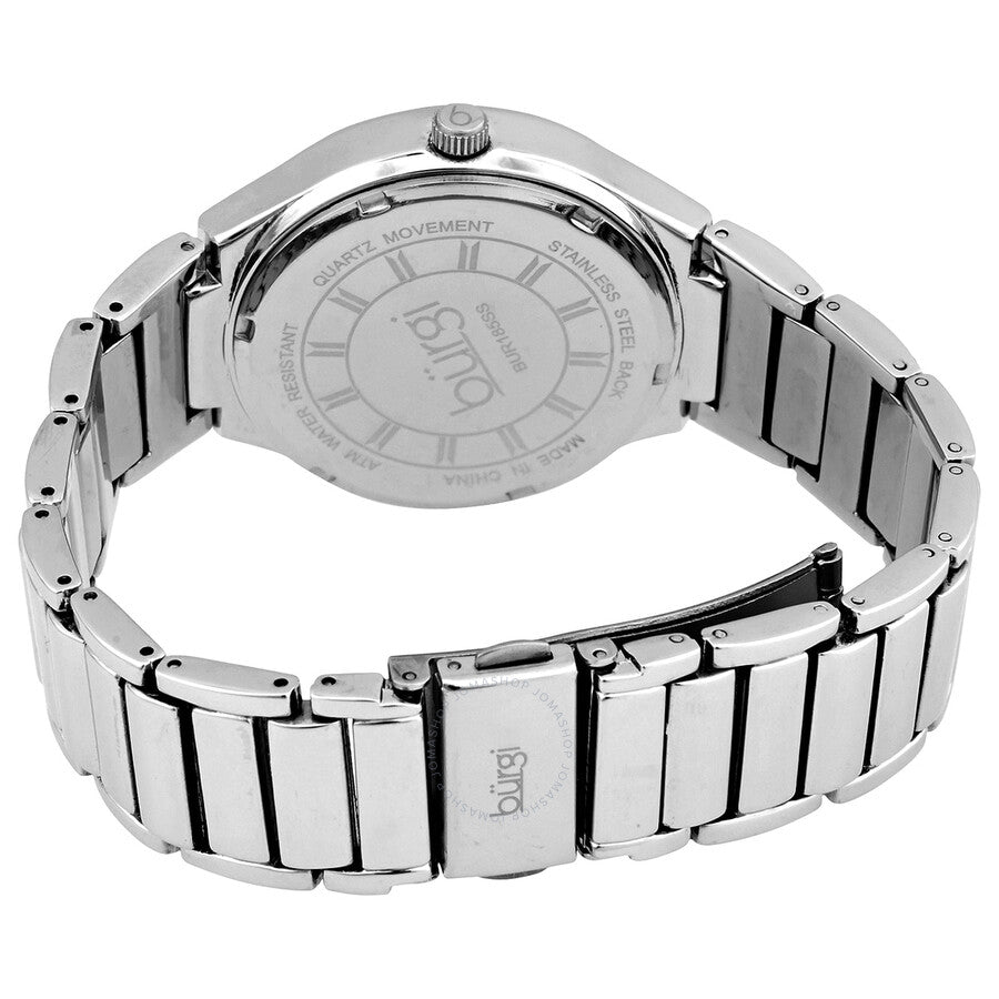Burgi Quartz Crystal White Dial Ladies Watch BUR185SS - Dawson Watches #3