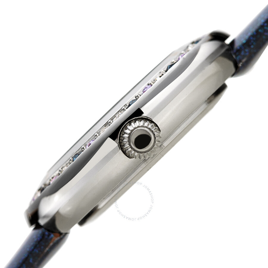 Burgi Quartz Diamond Blue Dial Blue Polyurethane Ladies Watch BUR265BU - Dawson Watches #3