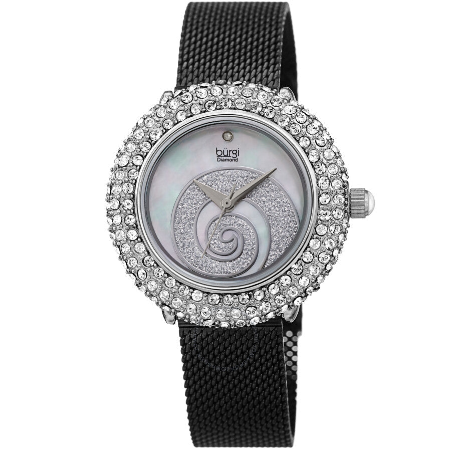 Burgi Quartz Diamond White Dial Ladies Watch BUR259SSBK - Dawson Watches