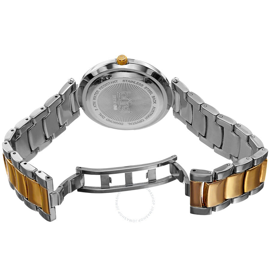 Burgi Quartz Diamond White Mother of Pearl Dial Ladies Watch BUR181TTG - Dawson Watches #4