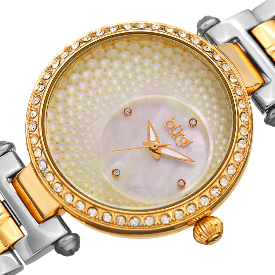 Burgi Quartz Mother of Pearl Dial Ladies Watch BUR183TTG - Dawson Watches #2