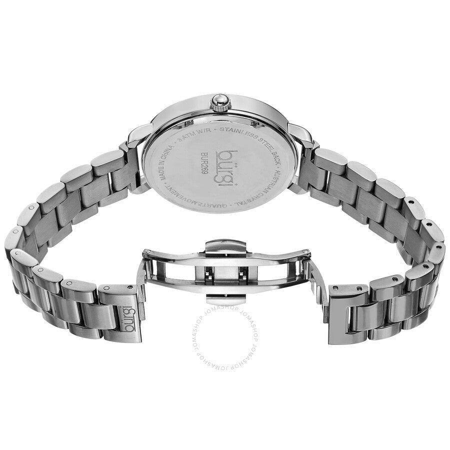 Burgi Quartz Red Dial Stainless Steel Ladies Watch BUR269SSRD - Dawson Watches #4