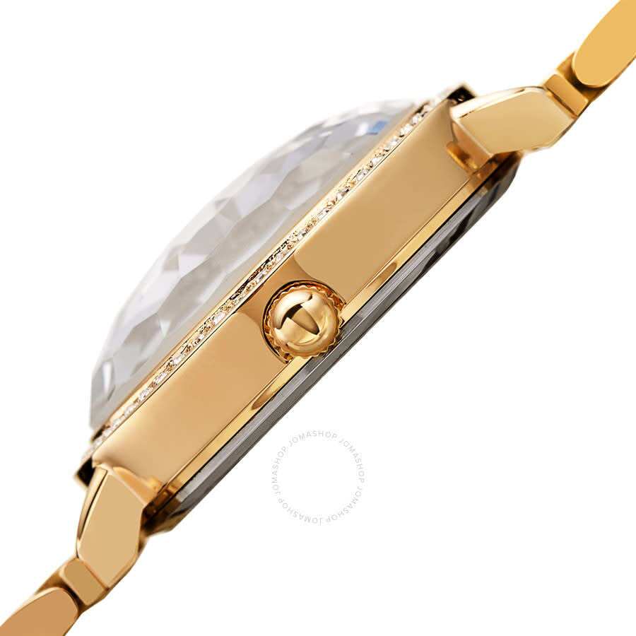 Burgi Quartz Silver Dial Gold-tone Ladies Watch BUR269YG - The Watches Men & Co #3
