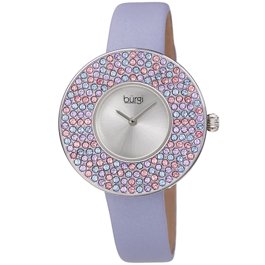 Burgi Quartz Silver Dial Ladies Watch BUR270SSP - Dawson Watches