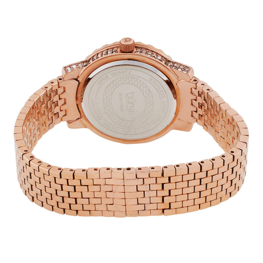 Burgi Quartz White Dial Ladies Watch BUR176RG - Dawson Watches #3