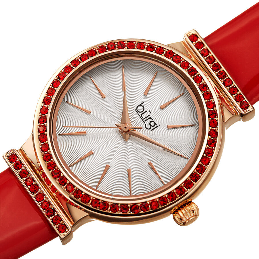 Burgi Quartz White Dial Ladies Watch BUR243RD - Dawson Watches #2