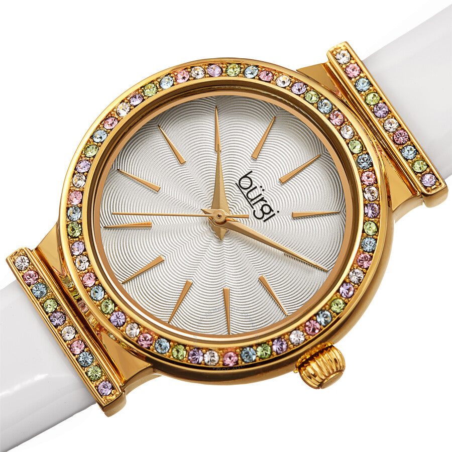Burgi Quartz White Dial Ladies Watch BUR243WT - Dawson Watches #2