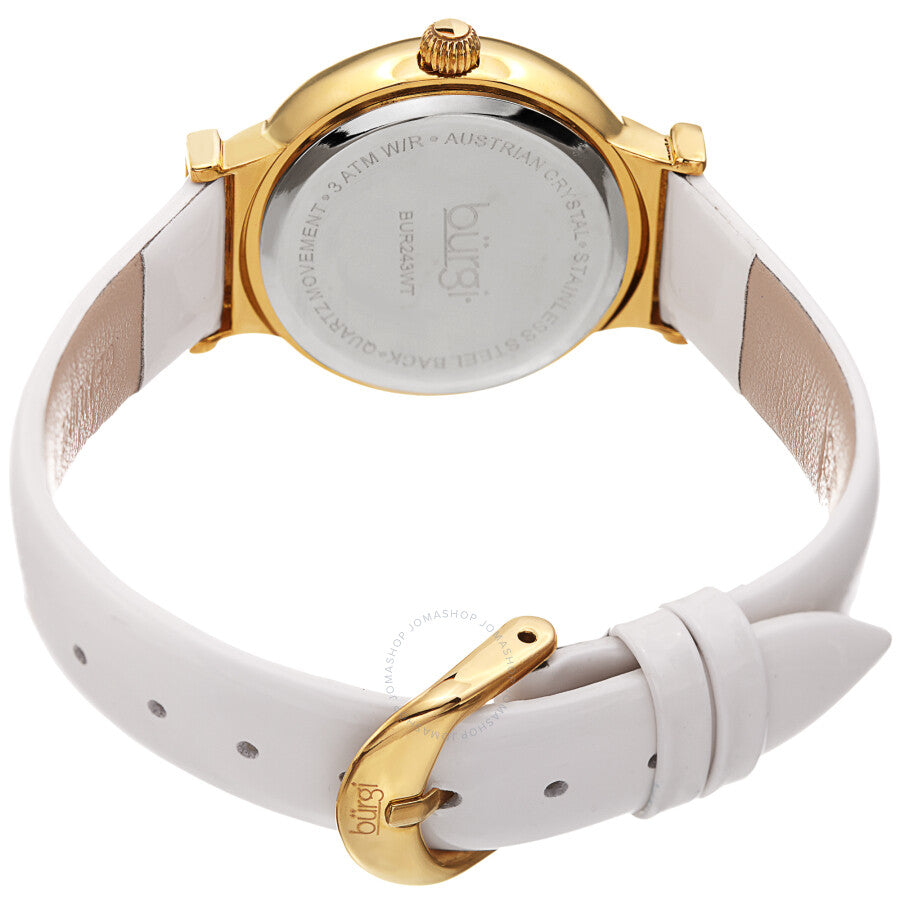 Burgi Quartz White Dial Ladies Watch BUR243WT - Dawson Watches #4