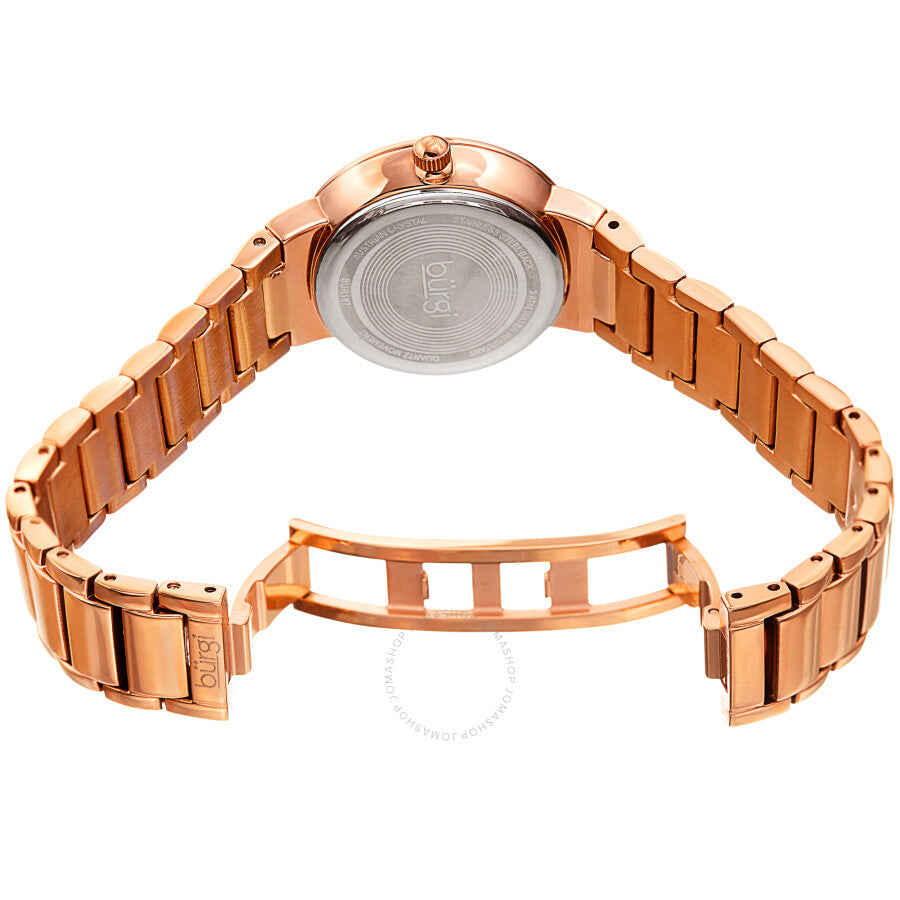 Burgi Quartz White Mother of Pearl Dial Ladies Watch BUR187RG - Dawson Watches #4