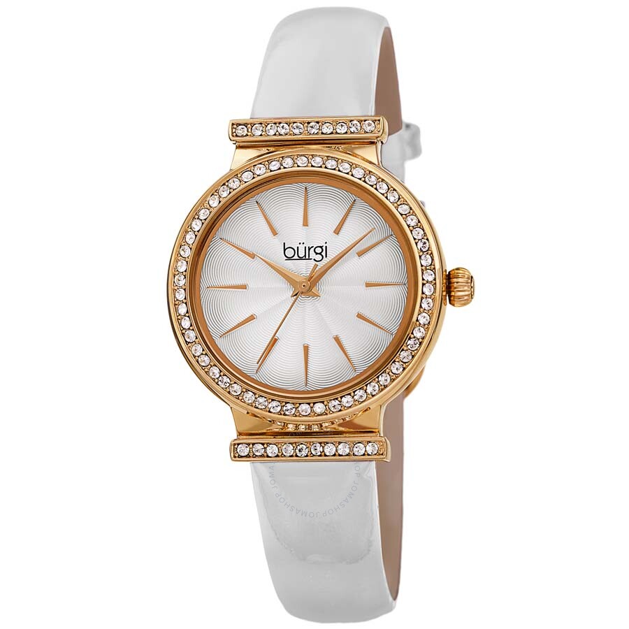 Burgi Silver Dial Ladies Watch BUR230WT - Dawson Watches