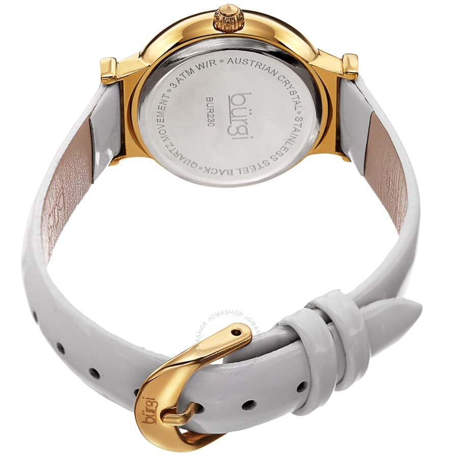 Burgi Silver Dial Ladies Watch BUR230WT - Dawson Watches #4
