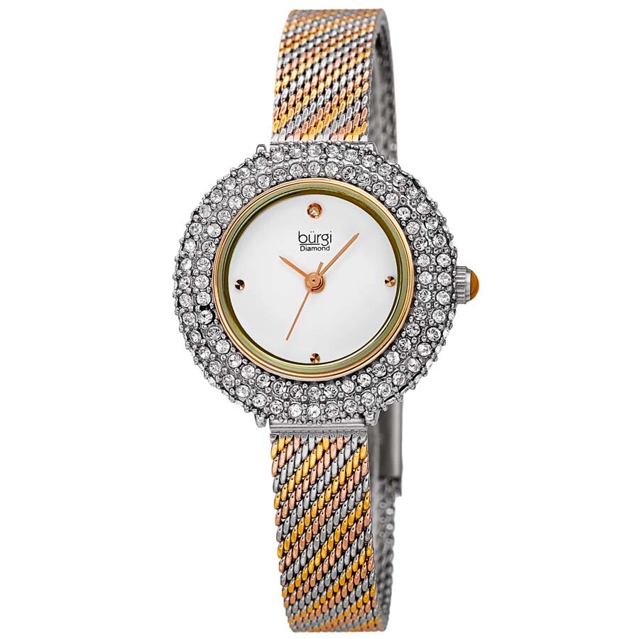 Burgi Diamond Crystal Ladies Watch BUR236TRI - Dawson Watches