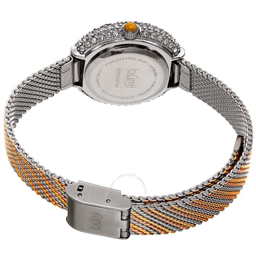 Burgi Diamond Crystal Ladies Watch BUR236TRI - Dawson Watches #4