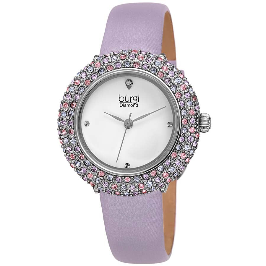 Burgi White Dial Ladies Watch BUR227LB - Dawson Watches
