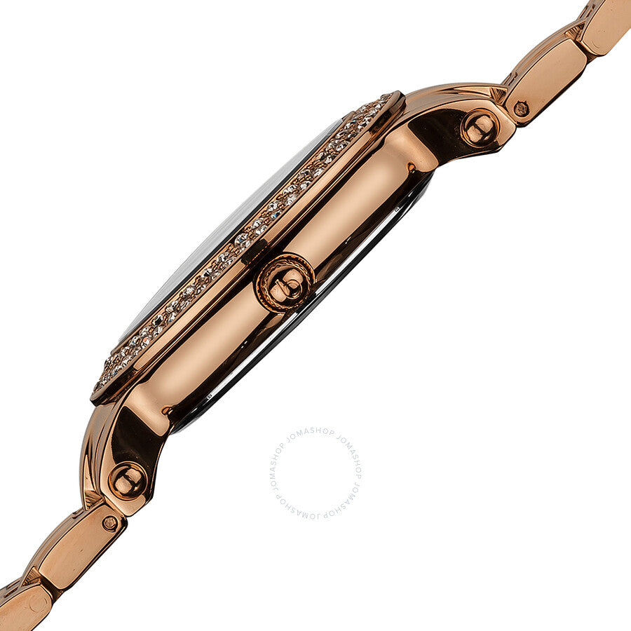 Burgi White Mother of Pearl Dial Ladies Watch BUR079RG - Dawson Watches #4
