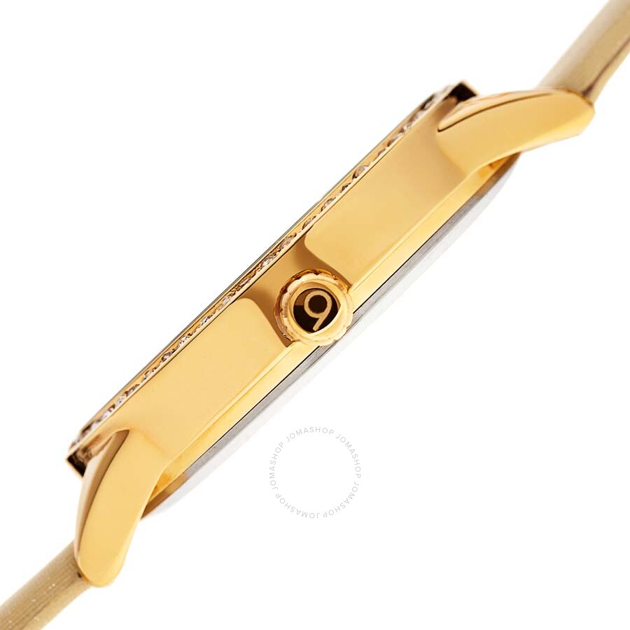 Burgi White Mother of Pearl Dial Ladies Watch BUR203YG - Dawson Watches #3