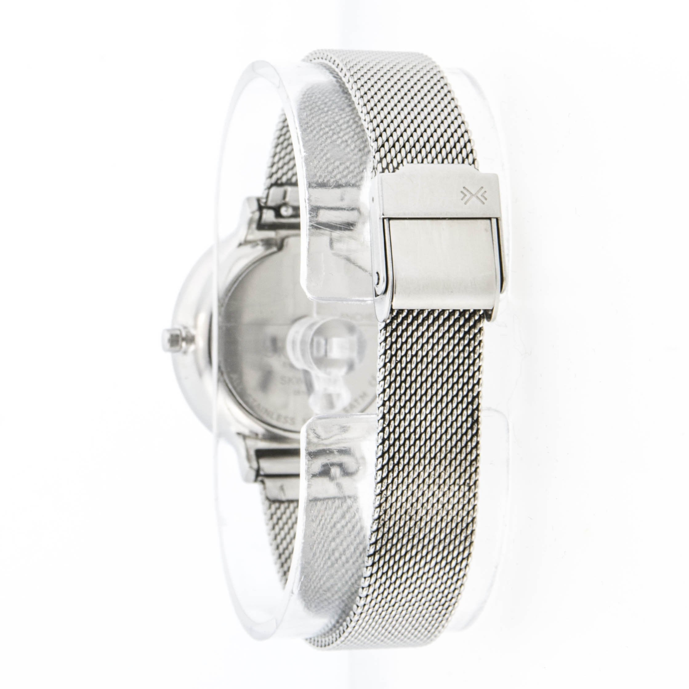 Skagen Ancher White Dial Stainless Steel Mesh Ladies Watch SKW2478