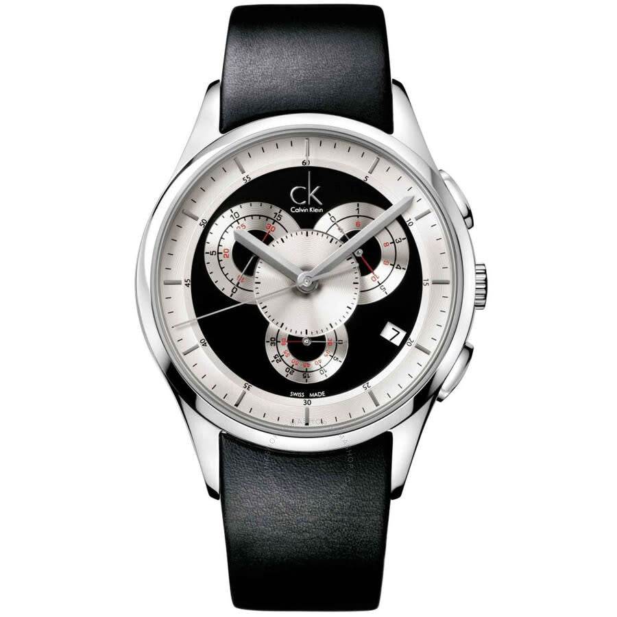 Calvin Klein Basic Chronograph Quartz Black Dial Men's Watch K2A27102 - Dawson Watches
